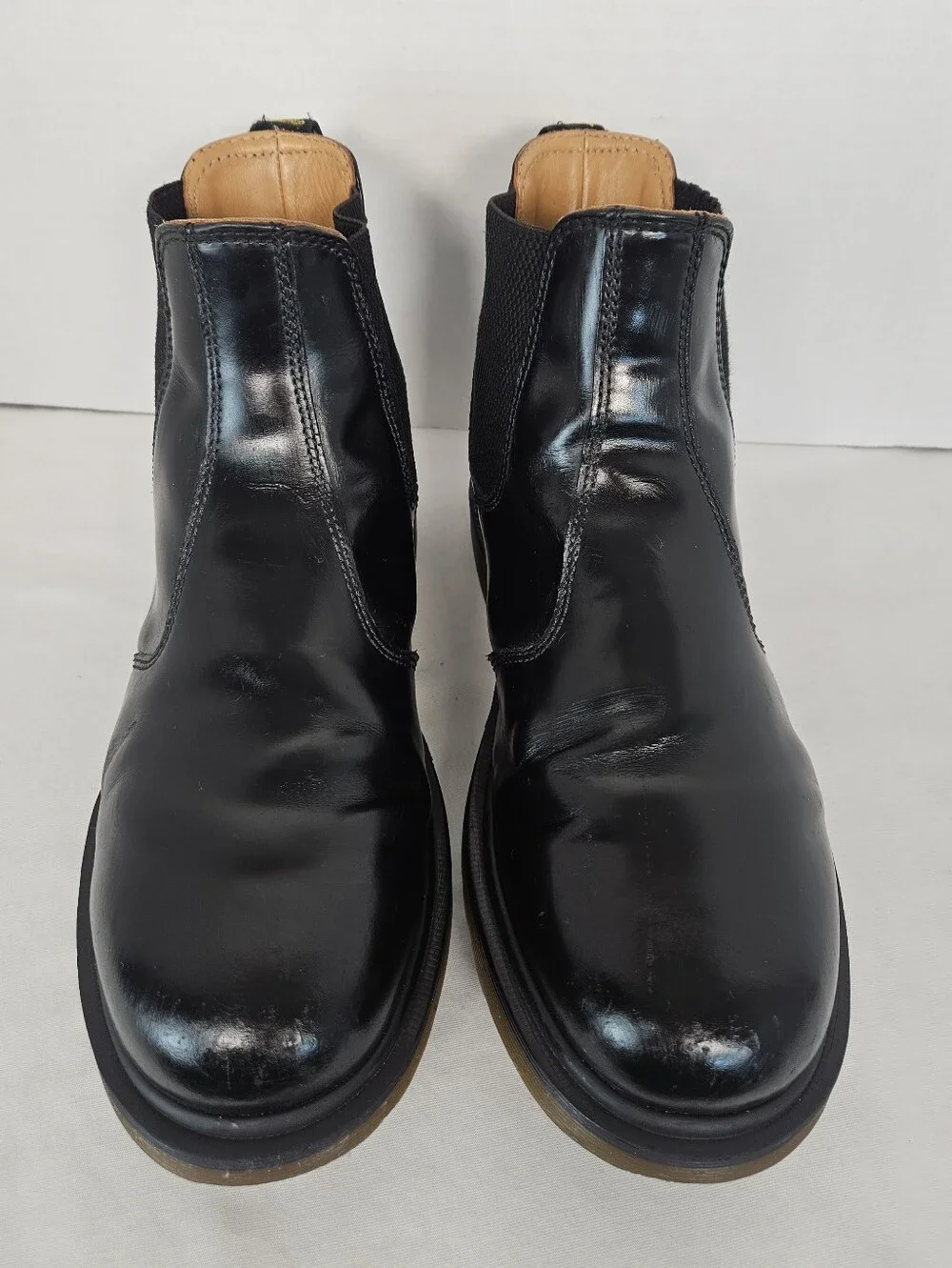 Dr. Martens 2976 Chelsea Boots Black Smooth Leather Men's 10 Women's 11